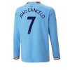 Herren Fußballbekleidung Manchester City Joao Cancelo #7 Heimtrikot 2022-23 Langarm